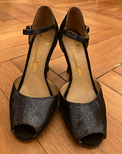 Tangoschuhe peep toe - tangoschuhe,, leder