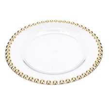  Glas Dessertteller Essteller Dekorative Servierplatte Obstteller