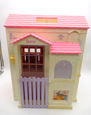 Mattel Barbie Haus klappbar tragbar Vintage mit Zubehör