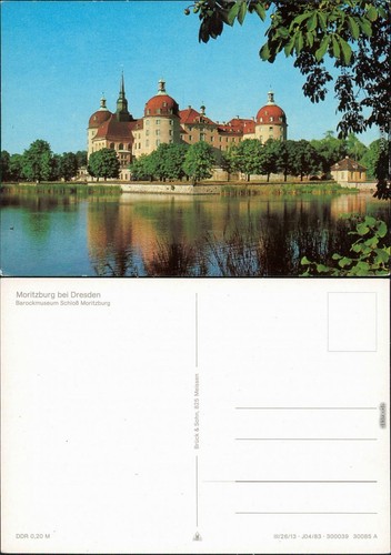 Ansichtskarte moritzburg - ansichtskarte,