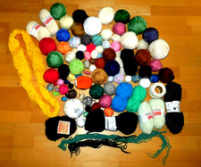 Ca.3,3kg Woll- und Garnreste zum Basteln und Stricken