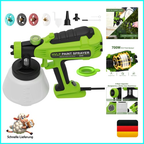 Farbsprühsystem 700w hvlp - farbsprühsystem,