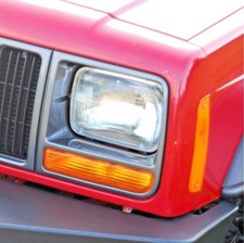 1x Scheinwerfer Jeep Cherokee XJ 84-01 4.0 2.5 NEU H4 Umrüstung US zu EU "E" TÜV