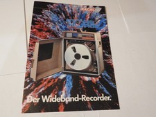 Racal Werbe Prospekt Store Horse Der Widerband Recorder 1984