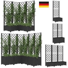 Hochbeet mit Rankgitter