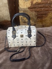 MCM Boston Bag Vintage, Weiß