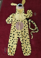 marsupilami Kostüm  gr. 116 ca. einteiler Plüsch gebraucht Masse lesen