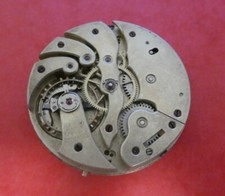 Vintage Tavannes Pocket Watch Movement Mechanical Balance Defekt for parts (F48)