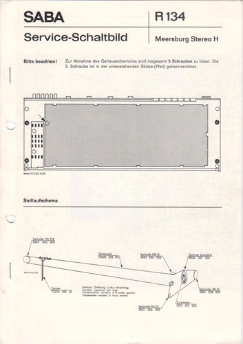 Saba 134 meersburg - 134, stereo
