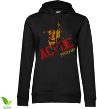 AC/DC Damen Angus Young Pwr Up Girly Hoodie Grösse S-XXL Neu