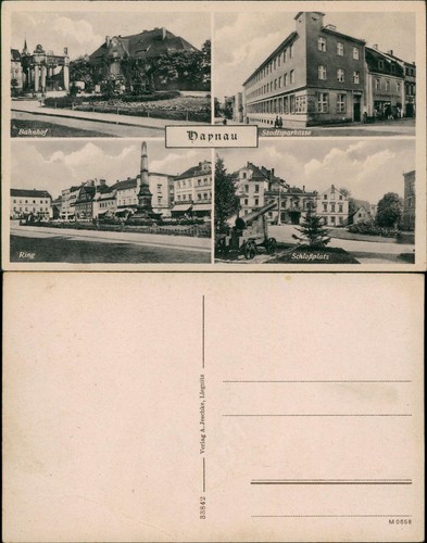 Postcard haynau chojnów - postcard,