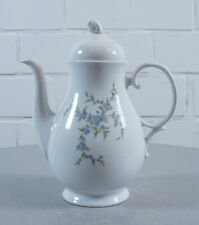 Seltmann Weiden Julia blaue Blumenranke Porzellan Kaffeekanne Kanne Vintage