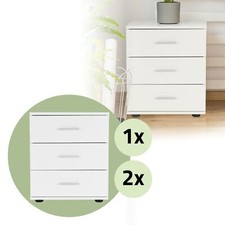 1/2 Nachttisch Kommode mit 3