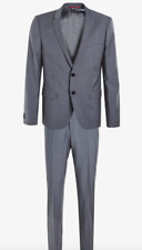 Anzug, Hugo Boss, grau, Gr. 50, NEW, 100% Wolle, slim fit