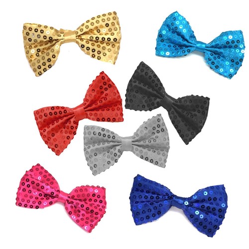 Pailletten fliege unisex - fliege,