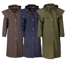 Damen Reitmantel in voller Länge Winter Reitjacke Damenmäntel Rydale