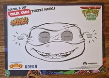 Odeon Exclusive Teenage Mutant Ninja Turtles Mutant Mayhem Mikey Face Mask