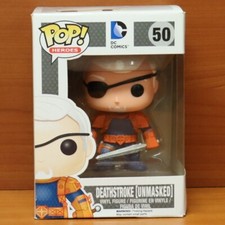 Funko POP! Heroes Deathstroke Unmasked Sammlung Figur Nr 50 _SAM327 _UNGEÖFFNET