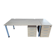 Hund Schreibtisch Buche