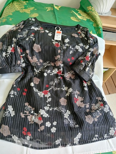 Seide tunika 44 neu - gr.44,