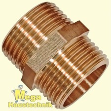 Doppelnippel aus Messing AG