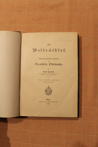 Die welträthsel ernst - die,