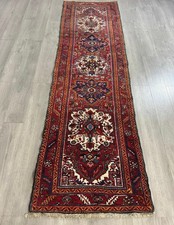Vintage Heriz Orientteppich  Perserteppich  317 cm x 91 cm 20237