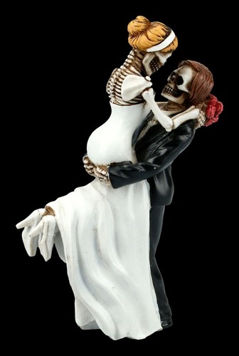 Skelett figur brautpaar love - skelett,