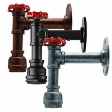 E27 Wandleuchte Wasser Rohr