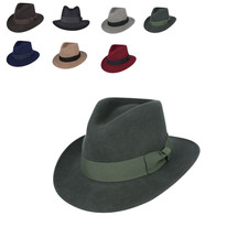 Wollfilz Fedora Trilby Hut