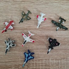 8x Micro Machines Militär Jet Flugzeug Set Sammlung