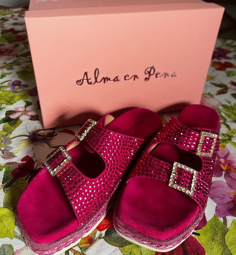 Pantolette mit strass - gr,