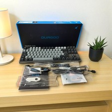 DURGOD Taurus K320 88 Tasten TKL Mechanische Tastatur, USB-C kabelgebundene mech