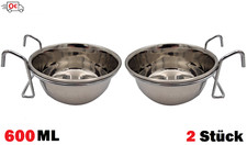 Edelstahlnapf zum Einhängen