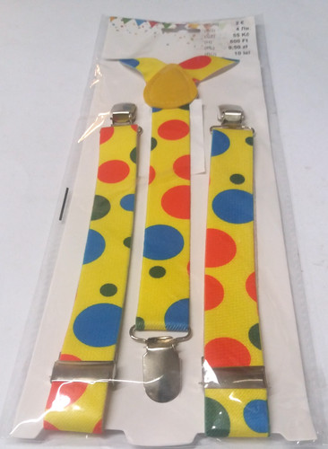 Clown hosenträger bunt - hosenträger,