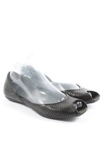 HOGAN Peeptoe Ballerinas Damen Ballerinas Gr. DE 36,5 schwarz Casual-Look