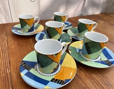 6 Espresso-Tassen mit Teller Mokka Seltmann Weiden V.I.P. Collection 47681