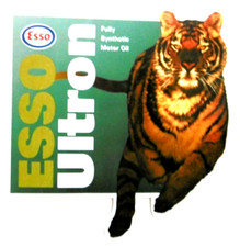 Werbe-Aufkleber ESSO Ultron
