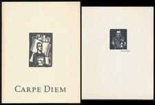 Baeyens, Carpe Diem. [3x signiert, mit Original-Holzschnitt.]