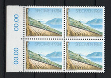 Schweiz Vignette Specimen 1984
