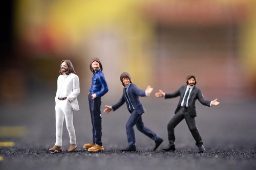 Miniatur figur the beatles - figur,