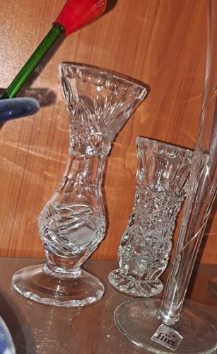 14x bleikristall vasen - 14x,