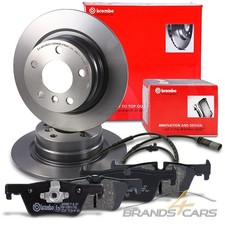 BREMBO BREMSSCHEIBEN +BELÄGE +KONTAKT HINTEN FÜR BMW 1-ER F20 F21 2-ER F22 F23
