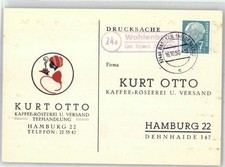 51748484 - 2172 Wohlenbeck Landpoststempel Kaffee-Roesterei Versand Teehandlung