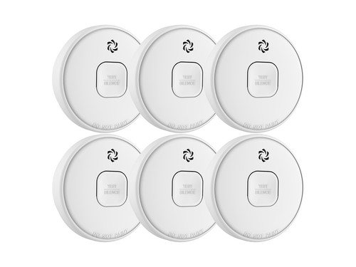 6er set mini rauchwarnmelder - 6er,