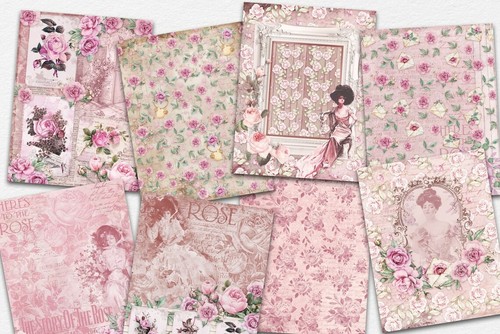 Scrapbook papier basteln - 8,