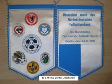 alter Wimpel * NOFV Nord-Ost-Deutscher Fußball-Verband - 34. Bundestag DFB 1992*