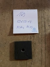 2 Stück Flacheisen ca.50 x 50 x 8 Ankerplatte M10 Flachstahl St37-2   Nr 169