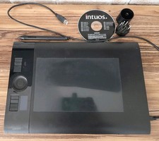 Wacom Intuos 4 PKT-640 Grafiktablet inklusive Stift, Stifthalter,Ersatzminen
