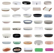 MSV Seifenschale Seifenablage Seifenhalter dekorative Badausstattung Ablage 